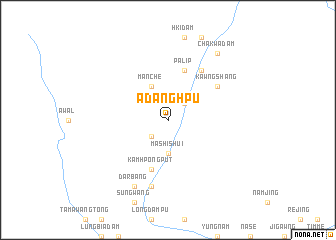 map of Adanghpu