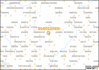 map of Adangomasi