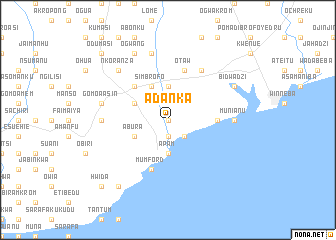 map of Adanka