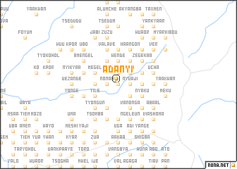map of Adanyi