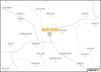 map of Adatepe