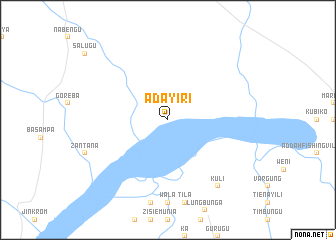 map of Adayiri