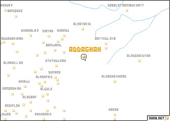 map of Ad Daghah