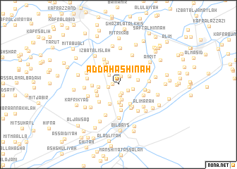 map of Ad Dahāshinah