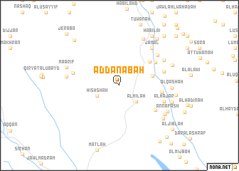 map of Ad Danabah