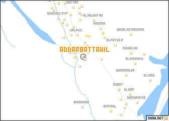 map of Ad Darb aţ Ţawīl