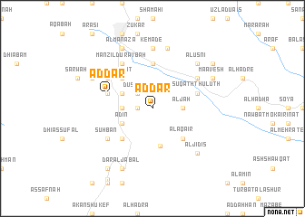 map of Ad Dār