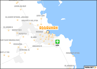 map of Ad Dawḩah