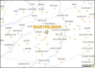 map of Ad Dayr al Qadīm