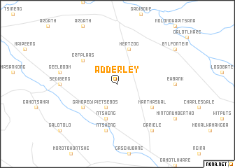 map of Adderley