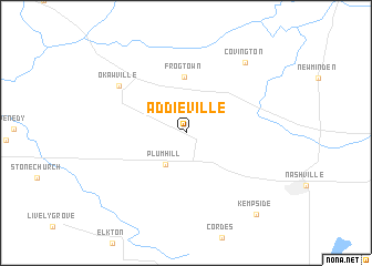 map of Addieville