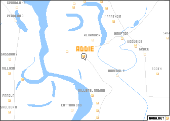 map of Addie