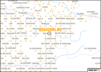 map of Ad Dighālah