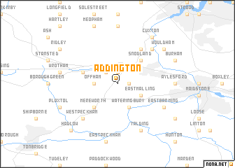 map of Addington