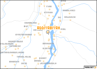 map of Ad Diyābīyah