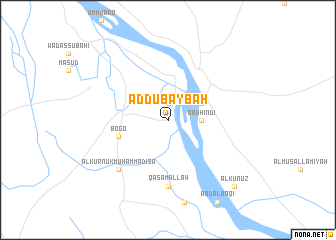 map of Ad Dubaybah