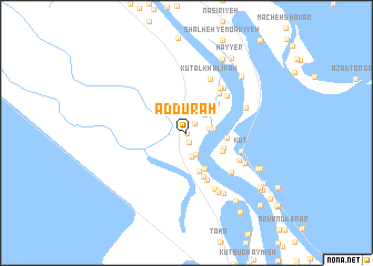 map of Ad Dūrah
