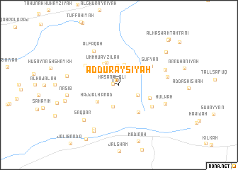 map of Ad Duraysīyah