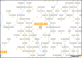 map of Adeagbo