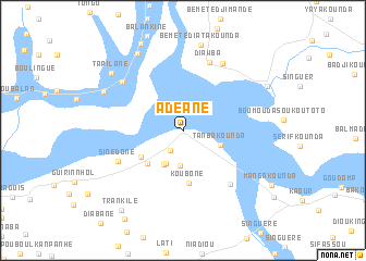 map of Adéane