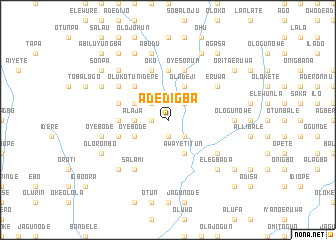 map of Adedigba