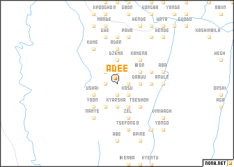 map of Adee