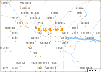 map of Adegalagaji