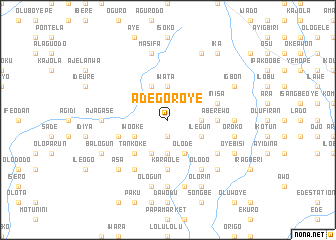 map of Adegoroye