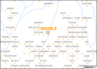 map of Adekola