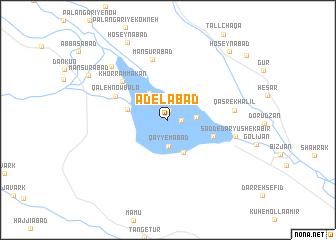 map of ‘Ādelābād