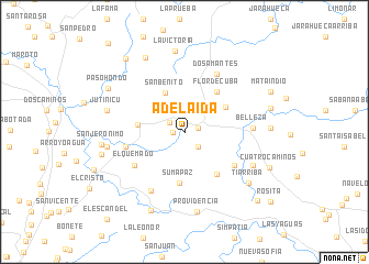 map of Adelaida
