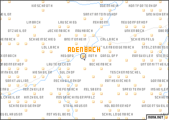 map of Adenbach