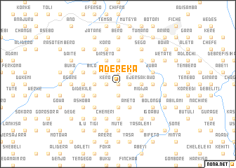map of Ādereka