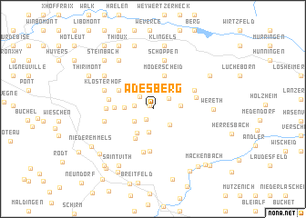 map of Adesberg