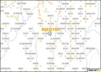 map of Adesiyan