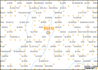 map of Adesi