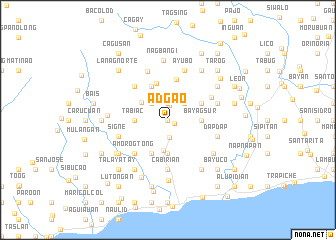 map of Adgao