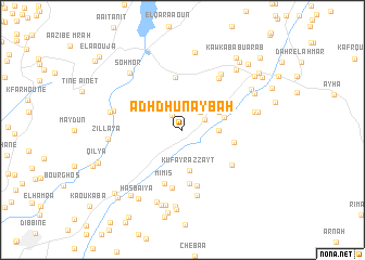 map of Adh Dhunaybah