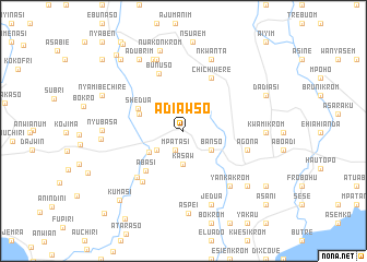 map of Adiawso