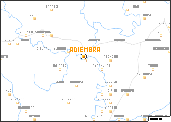 map of Adiembra