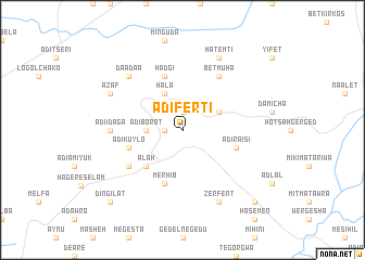 map of Ādī Fertī