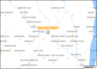 map of Adiga Kaboy