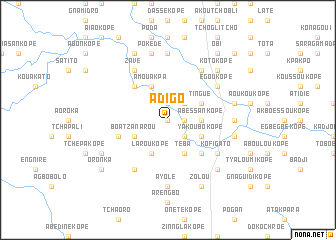 map of Adigo