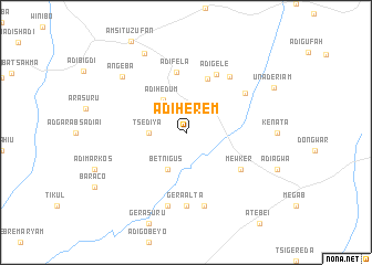 map of Ādī Herem