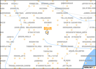 map of Adīm