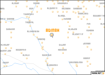 map of Adinah