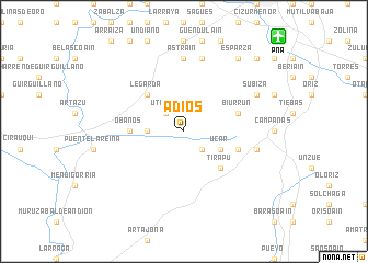 map of Adiós