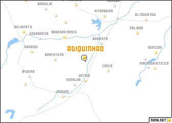 map of Adiquinhão