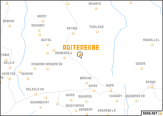 map of Ādī Terekbē