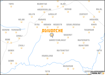 map of Adi Uorche